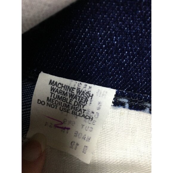 NWT Vintage Taylor Togs Expand-A-Waist Misses 12 Denim Jeans Embroidered Duck - Picture 7 of 11